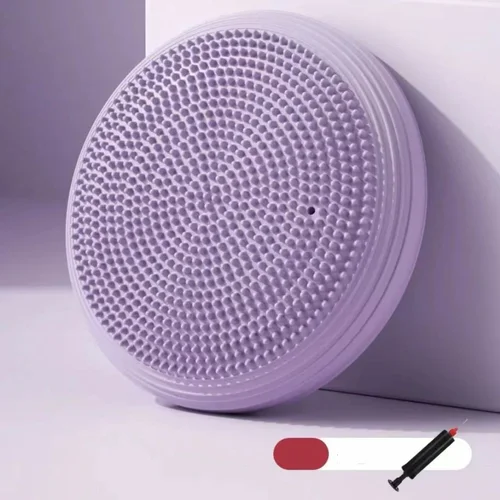 Imagen 2 del producto Almohadilla de equilibrio de núcleo inflable, entrenador de estabilidad dinámica de 34cm, PVC para mujeres, Yoga en casa, Pilates, Fitness
