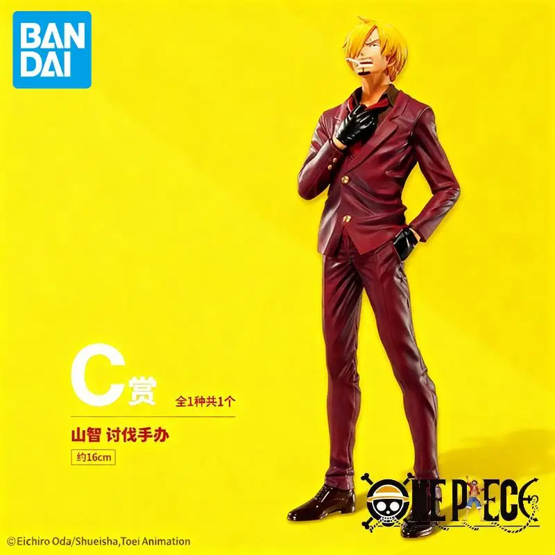 

Bandai Original Banpresto One Piece Sanji C Prize Action Figures In Stock Pvc Anime Statues Model Dolls Kids Toys Festival Gifts
