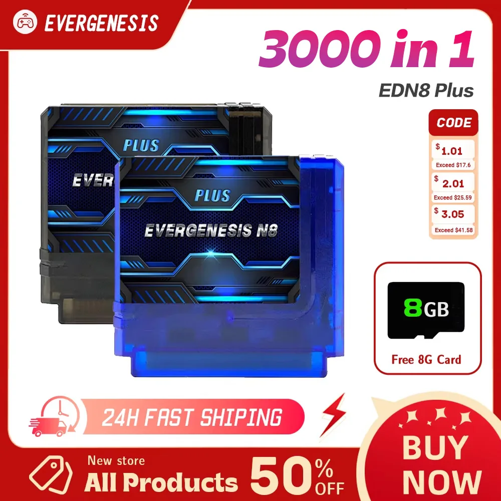 

3000 игровых картриджей 3000 in 1 FC EDN8 Remix N8 Plus Flash Card, китайская версия, для 8-битной игровой консоли Family Computer с SD-картой на 8 ГБ