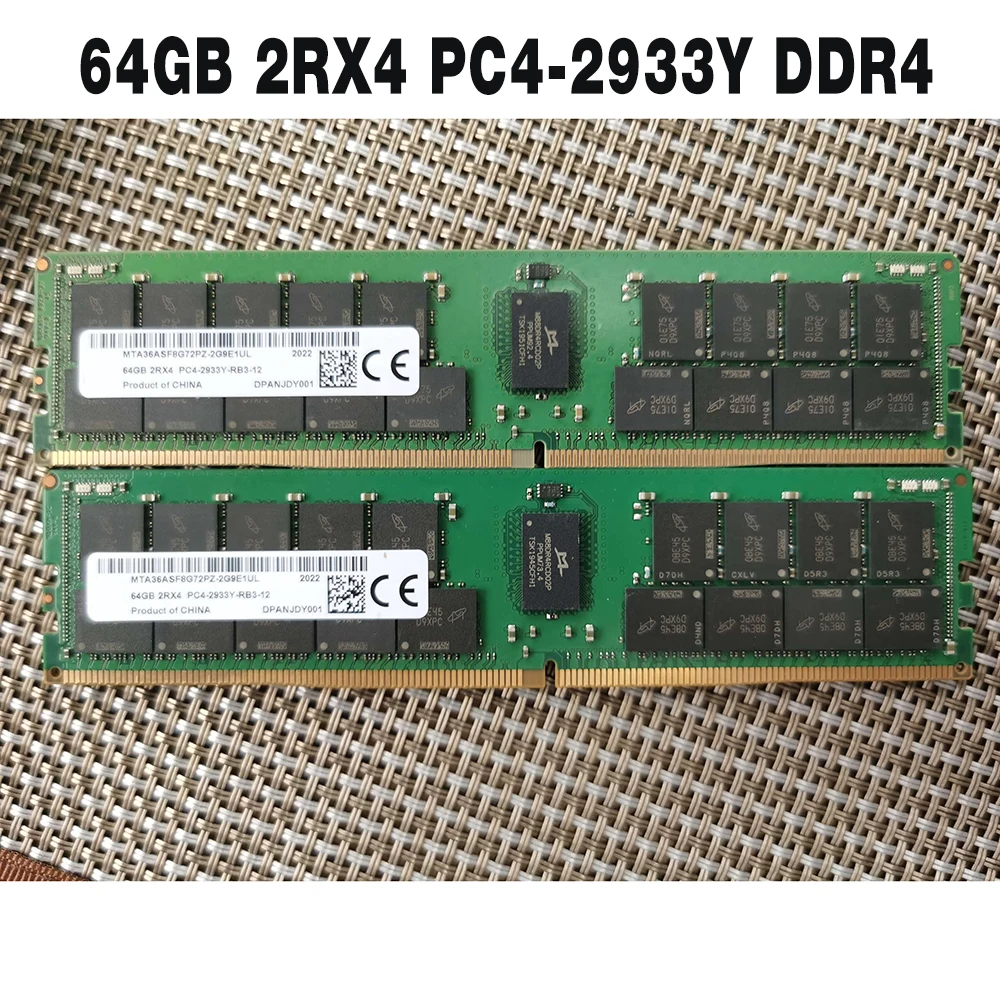 1PCS  MTA36ASF8G72PZ-2G9E For MT Server Memory Fast Ship High Quality RAM 64GB 64G 2RX4 PC4-2933Y DDR4 2933 REG