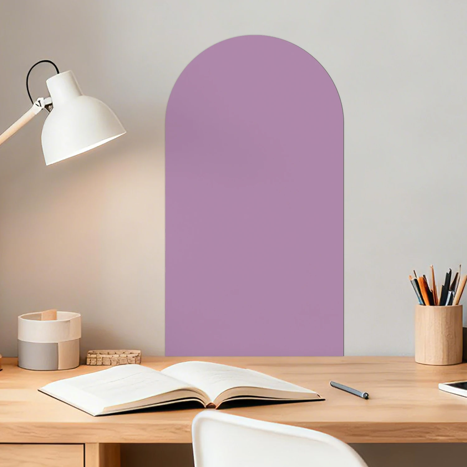 1 Piece of Arched Decorative Magnetic Wall Sticker, Suitable for Bedroom and Living Room Walls for Aesthetic
