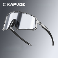 Kapvoe Polarized Cycling Glasses Men Women MTB Glasses Sports Driving Running Hiking Red Sunglasses UV400 Lightweight Goggles