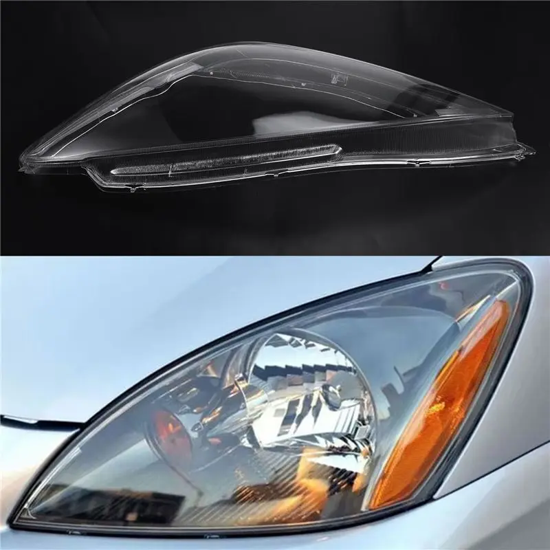 A65P-Car Headlight Shell Headlight Cover Headlamp Lens Headlight Mask For Lancer (Overseas Version) 2003-2005