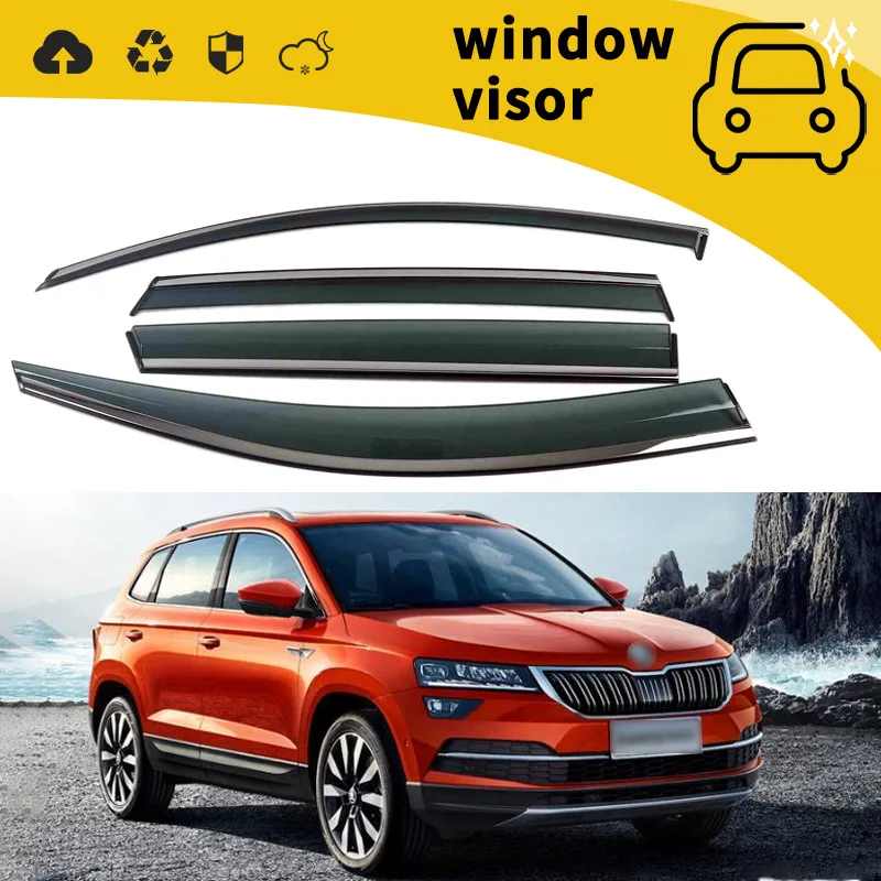 Подходит для Skoda Korok Komik Xindong Haona 2013-2018 годов выпуска, модификация для защиты дверей от непогоды, декоративная отделка.