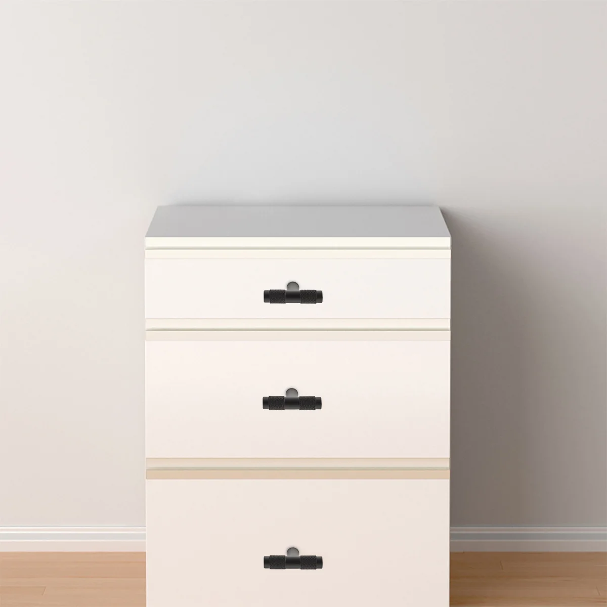 

4Pcs Knurling Texture Drawer Pull Anti-Skid Aluminum Alloy Cabinet Handle Replacement Furniture Door Pull Metal Dresser Pulls