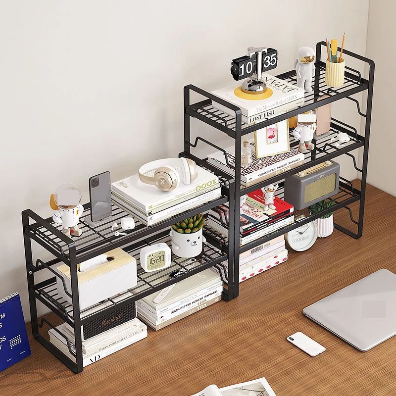 

New Desktop Magazines Books Storage Storage Shelves Book Display Shelf StandHolder Desk Organizer Bookshelf Bookend