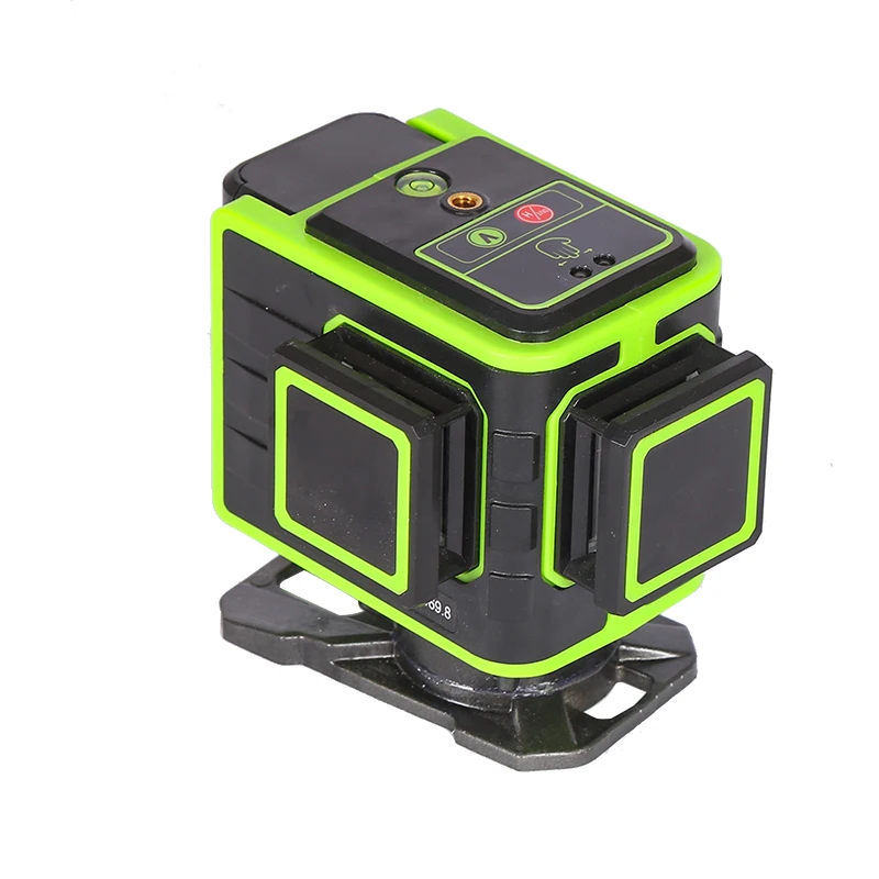 Professional Green Beam 12 Lines Rotary 360 Degree Laser Level Tool Rechargeable