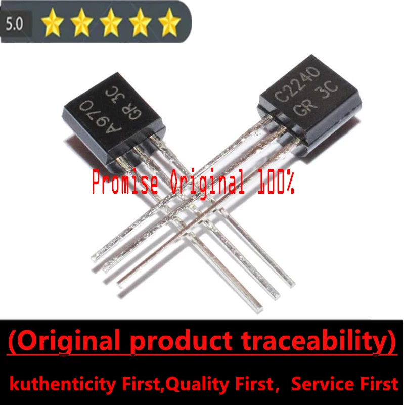 

Promise to Original 100% Low Power Amplifier Tube A970 C2240 2SA970 2SC2240 Audio Tube Pair (Made in Taiwan)