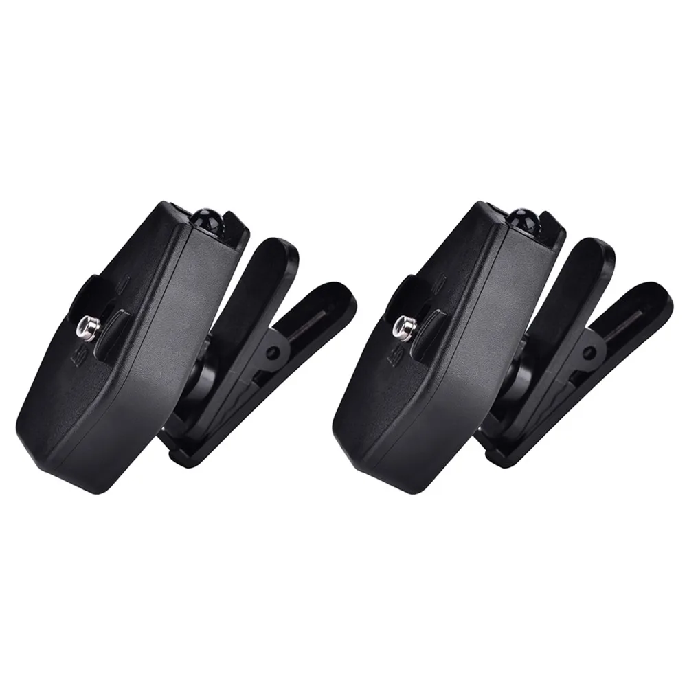 

2Pcs Angles Adjustable LED Clip On Eyeglass Lamp 360 Degree Rotatable Black Eyeglass Flashlight Clip Eyeglass Reading Light