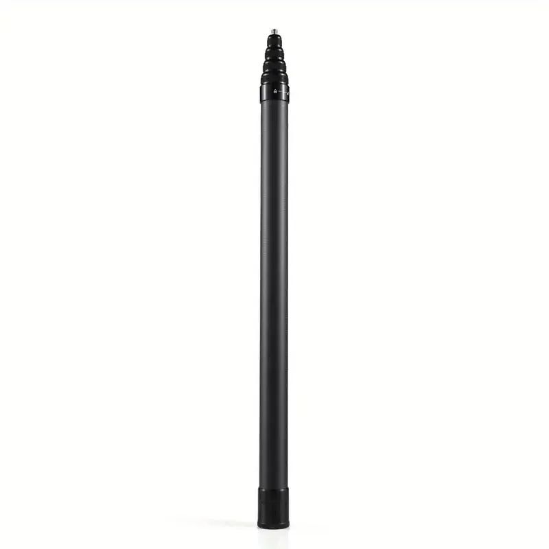 3M Teleskopstange aus Kohlefaser für 360Insta X54 Gopro11/10 DJI Action5 zur Mikrofon-Aufnahme und als Interviewstange – Detail 3