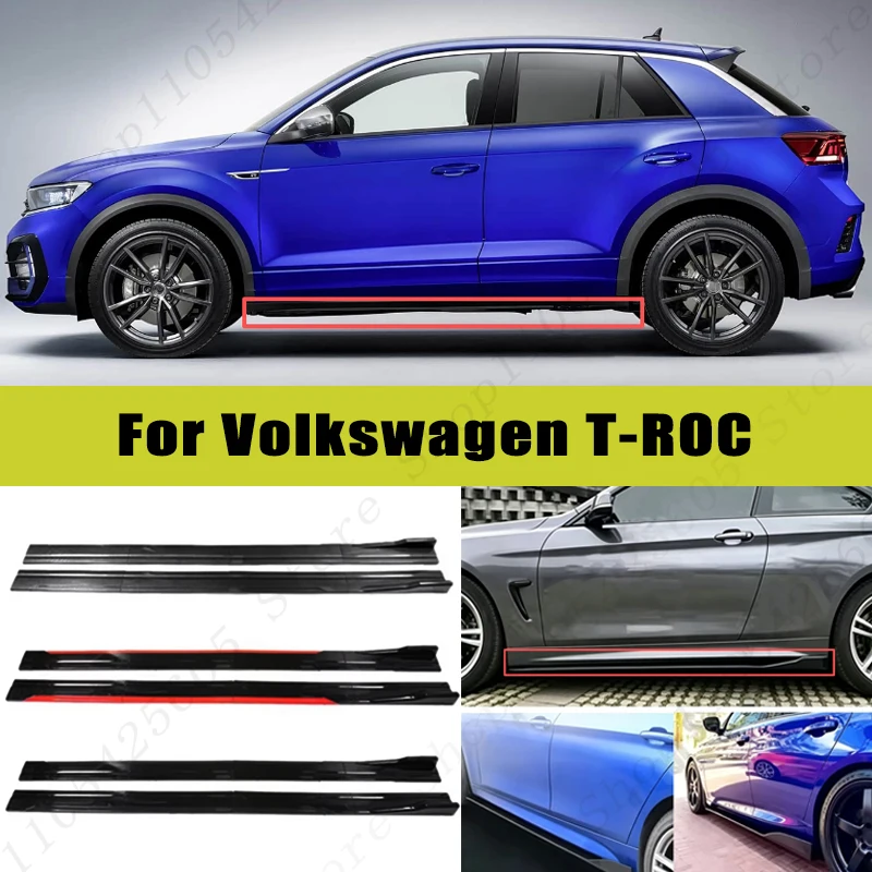 For Volkswagen T-ROC Racing Sport Side Skirts 2.0/2.2M 86.6