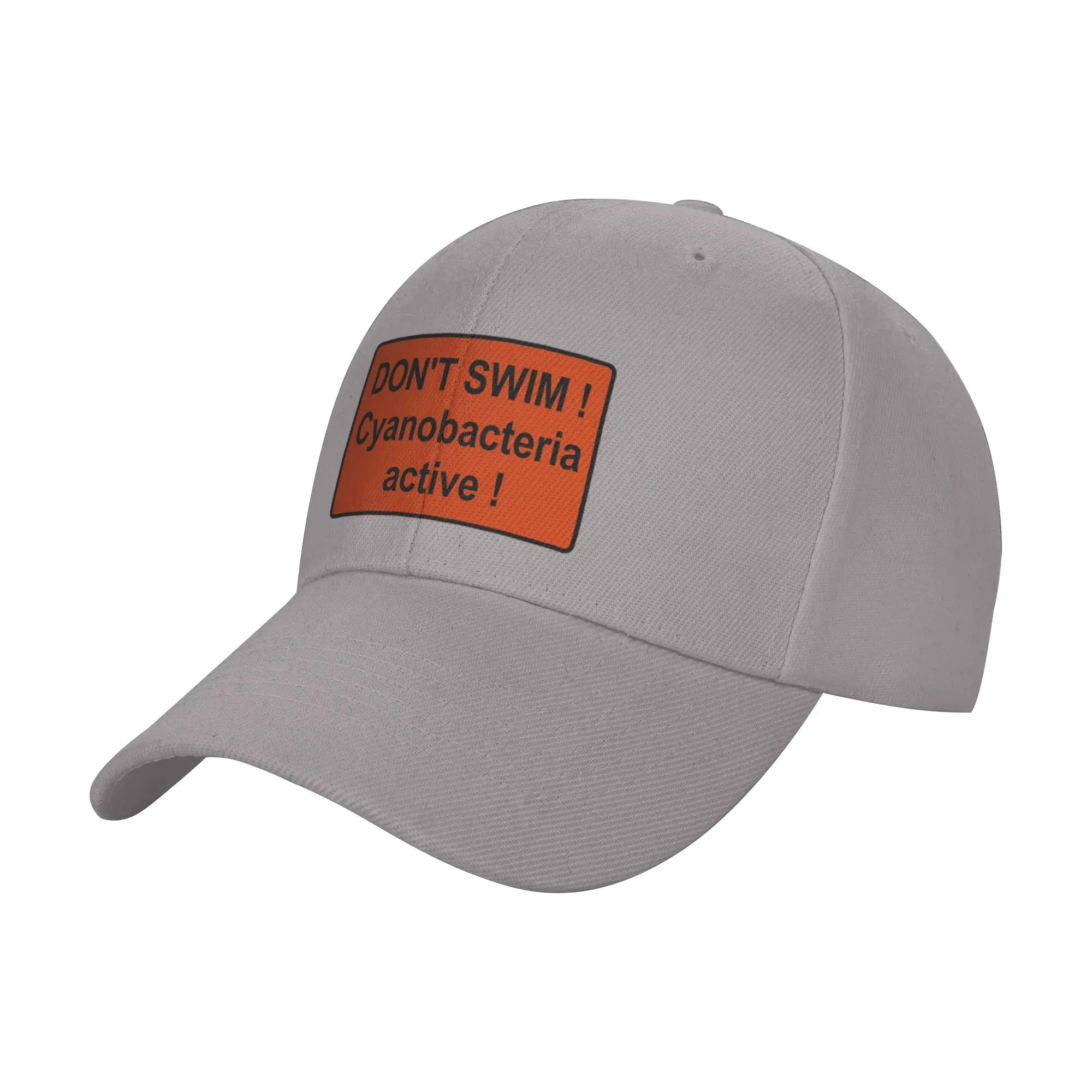 don t swim cyanobacteria active sign Trendy Baseball Cap Football Game Wrinkle Resistant Headwear