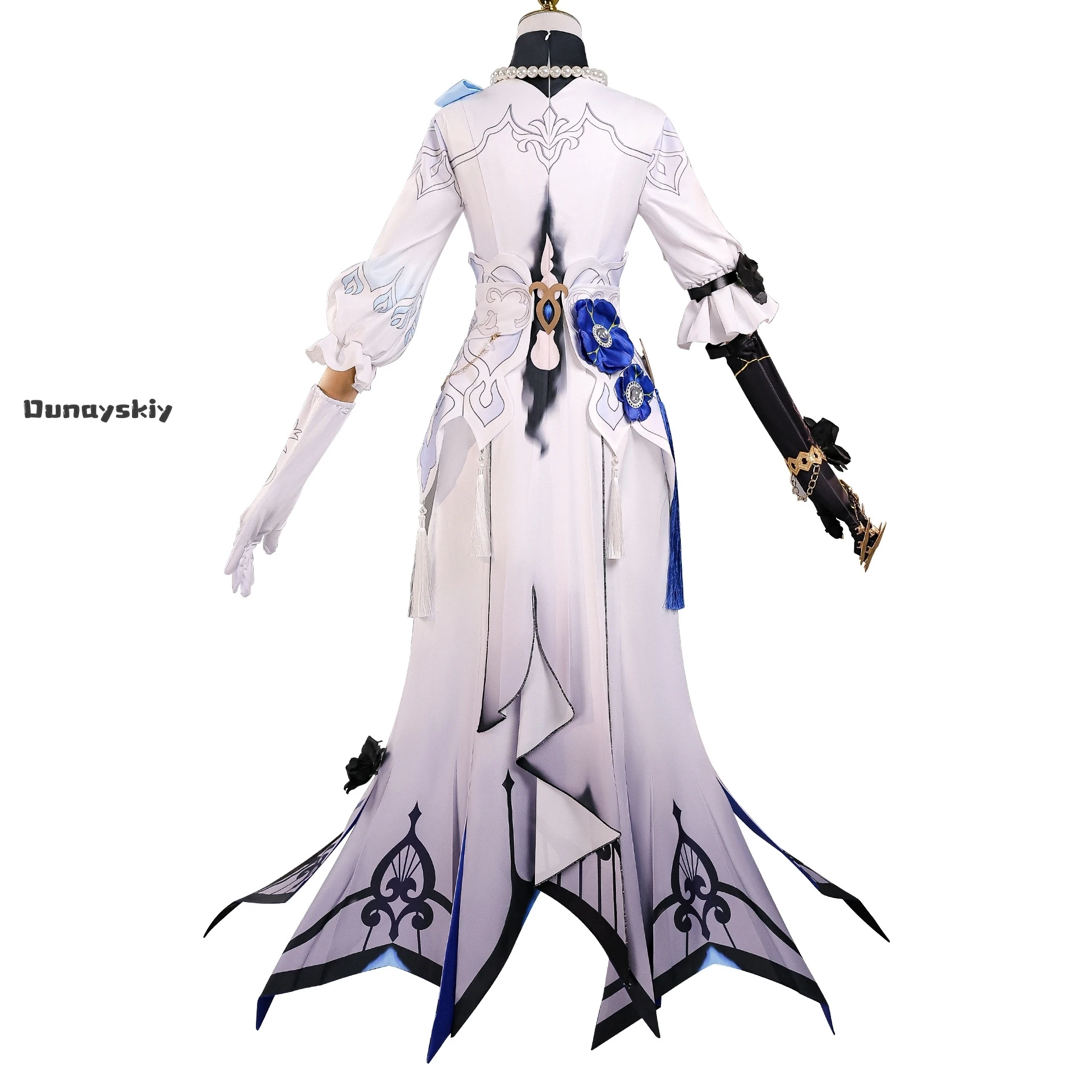 لتقوم بها بنفسك Ss S @ داليا كونستانس تأثيري حلي أنيمي لعبة هونكاي ستار السكك الحديدية شخصية لعب الأدوار الزي فستان حفلة الهالوين