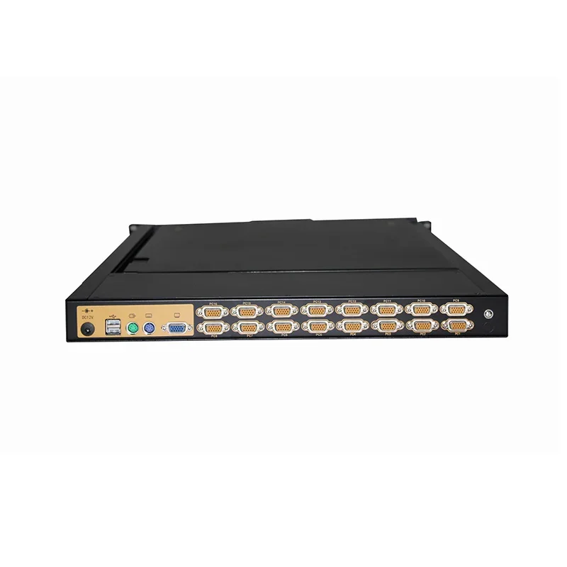 1-255 Second ( OSD Adjustable ) 1port /4ports/8ports/16ports 1U Rack Mount 17 Inch LED KVM Drawer