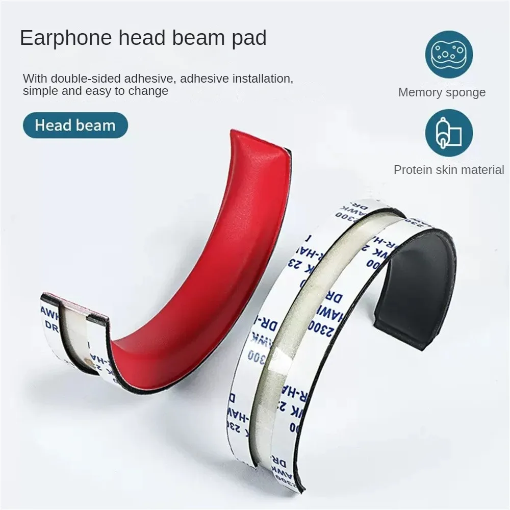 Наушники красные для прослушивания, удобные, более посадки, снижение шума, прочный материал, аксессуары для наушников, чехол для наушников, черные пенопластовые наушники
