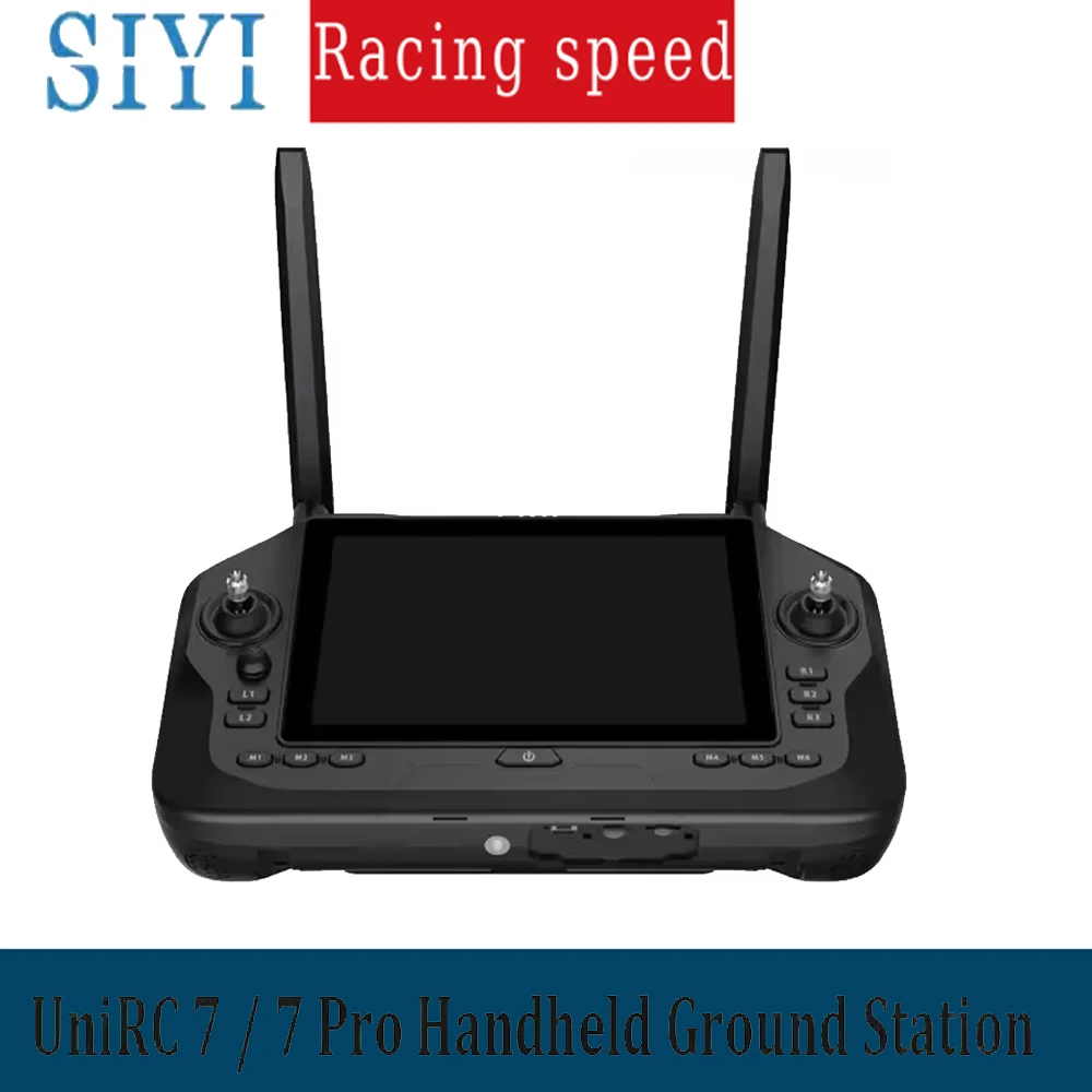 UniRC 7/7 Pro Dual Frequency Handheld Ground Station 7Inch 1080P 40KM Range Smart Controller for UAV UGV USV Robotics