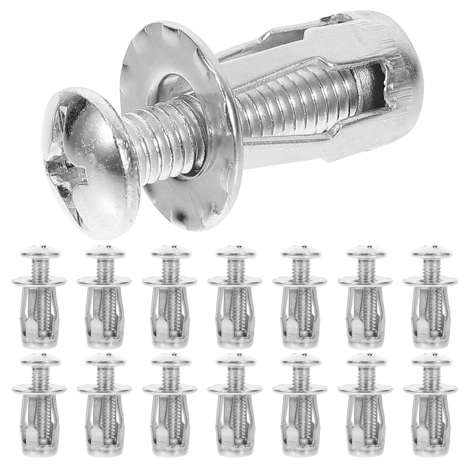 20 Pcs Fixing Hollow Wall Anchors Screws Fasteners for Door Repair Kit Anchers Short Doors Hardware Nuts