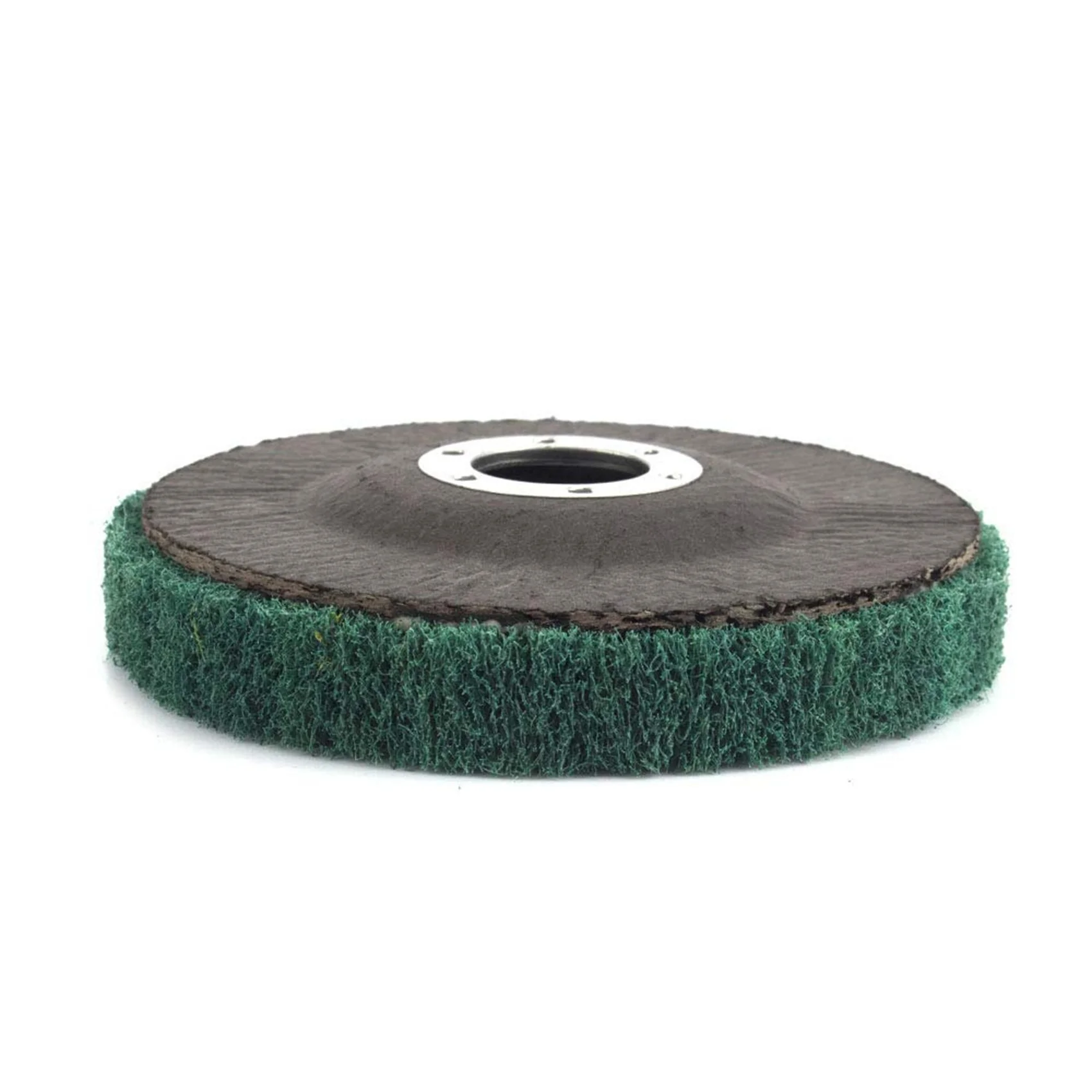 ABVJ-10Pcs Nylon Fiber Flap Wheels Polishing Buffing Wheel Scouring Pad Grinding Disc For Angle Grinder For Metal Polisher