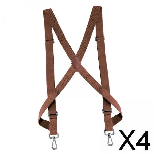 

Классические подтяжки X-образной формы с регулируемыми эластичными ремнями, поворотными крючками и петлями для ремня, удобные для мужчин и женщин, для костюмов и брюк