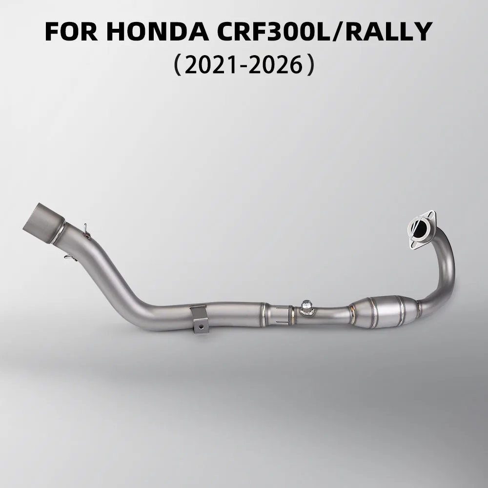 Motorcycle Exhaust Manifold Kit 51MM Interface Motorbike Escape Headers Front Pipe For Honda CRF300L/Rally 2021-2026