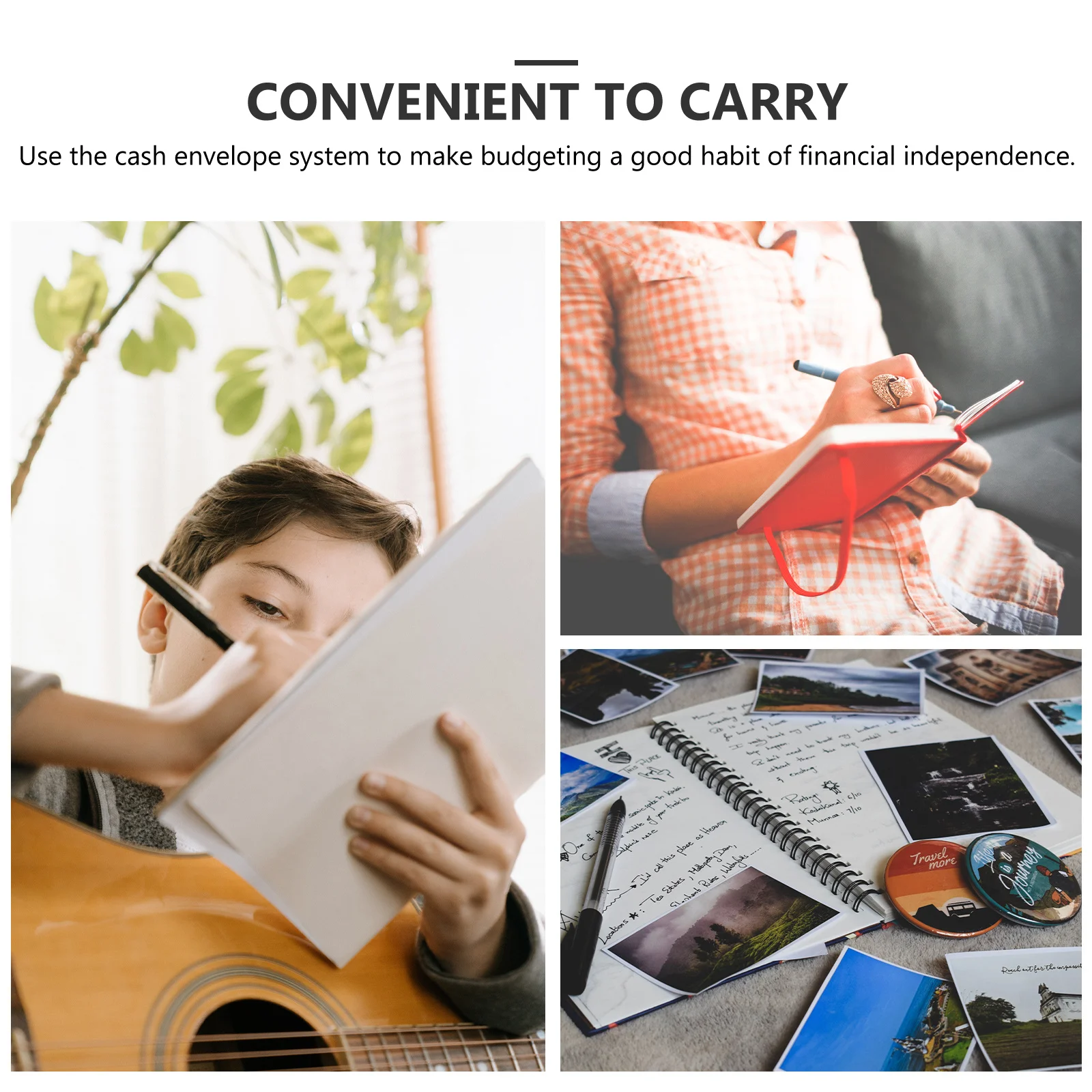 

1 Set Of Cash Envelopes Budget Portable Money Management Tool Tracking Sheets For Financial Planning Loose Leaf