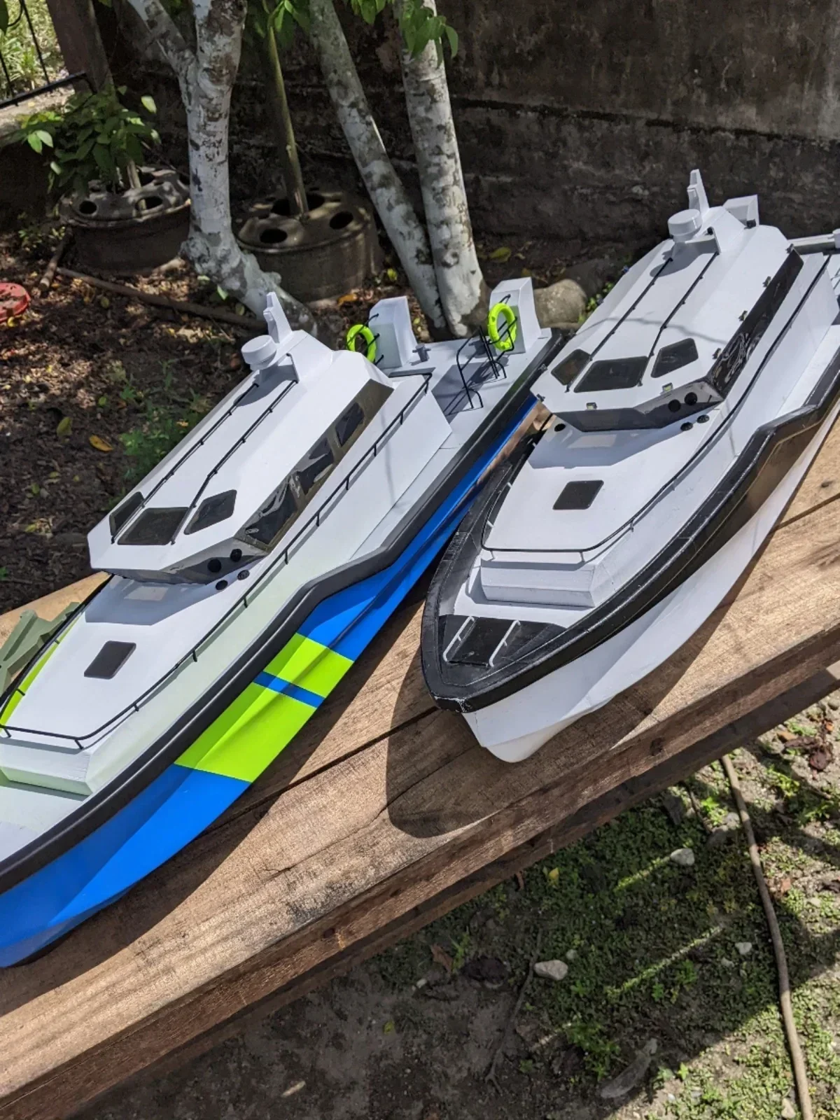 [85Cm] Remote control patrol boat PATROL JETBOAT 3D printing, jet power