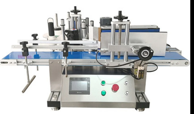 Automatic desktop round bottle labeling machine, self-adhesive label automatic labeling machine, automatic flat labeling machine