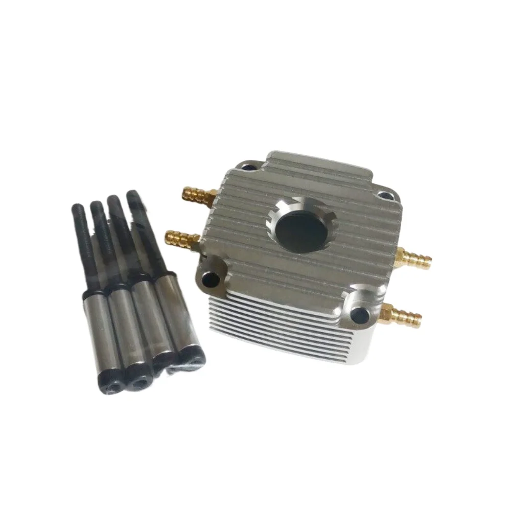 32cc Engine Model Water Cooling Cover 320PUM Miniature Metal Engine Model Upgrade Water Cooling Cover Accessory