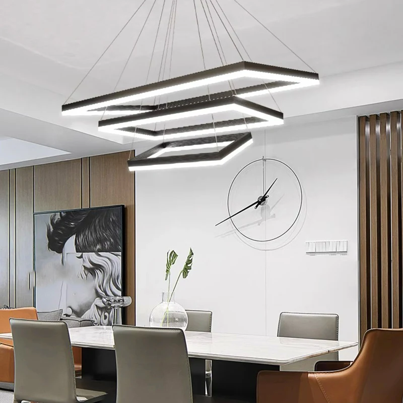 Decoração moderna para casa luzes led pingente luz lâmpadas para sala de estar lustres para sala de jantar pendurado luz iluminação interior