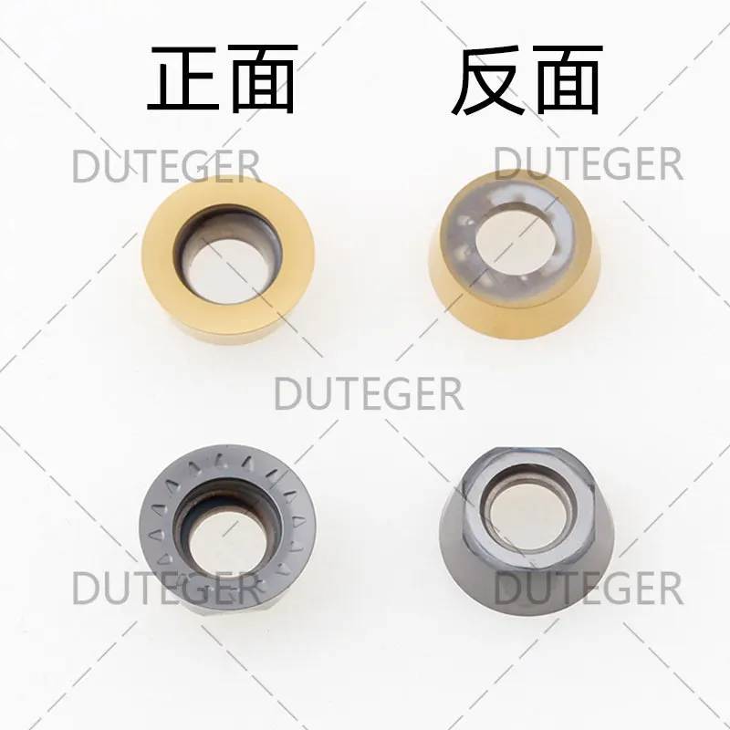 (10 pieces)  Arc milling insert (for Daiska) RPMT10T3MOE-JS LF6018 steel 1003-TT milling cutter grain