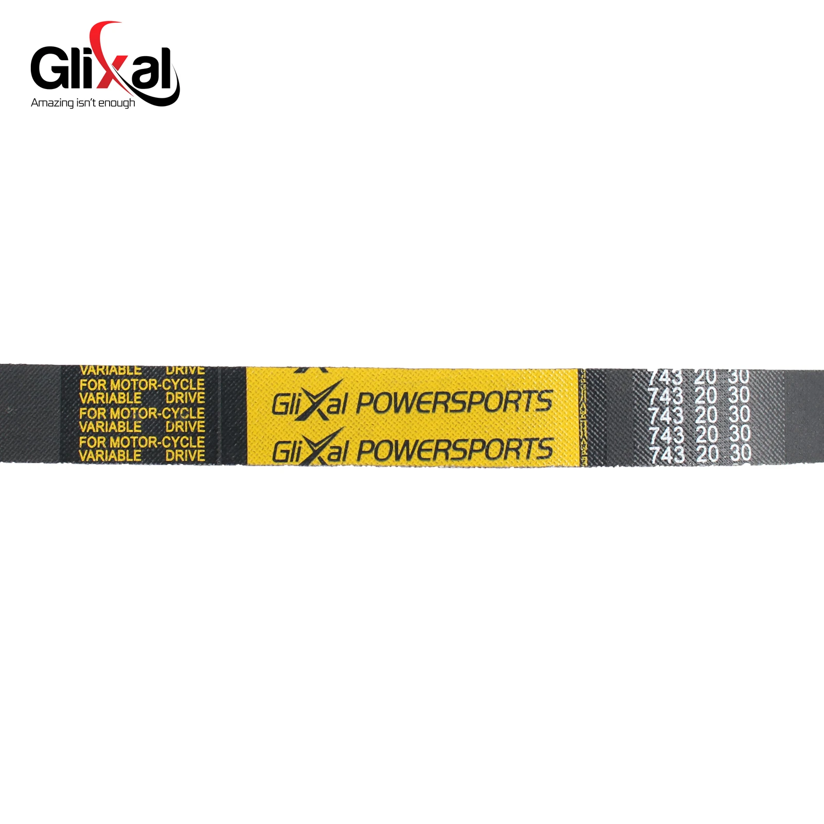 Glixal GY6 125cc 150cc 743-20-30 CVT Drive Belt for Chinese Scooter Moped ATV Go-kart 152QMI 157QMJ Engine 743 20 30