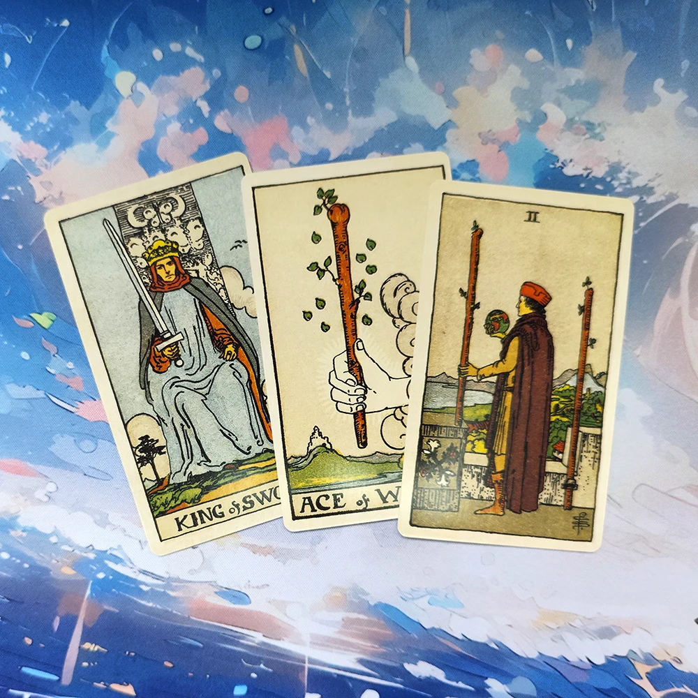 12X7CM Size Cards.Smith Waite Divination Centennial edition Tarot Deck cards for beginners and guide book