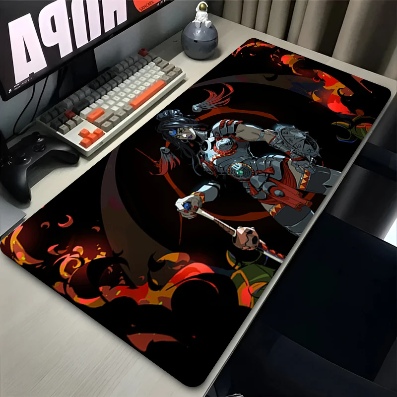 Mousepad Gaming Hades Keyboard Pad Office PC Gamer Desk Accessories Playmat Natural Rubber Mouse Mat XXL Large Desktop Mouse Pad
