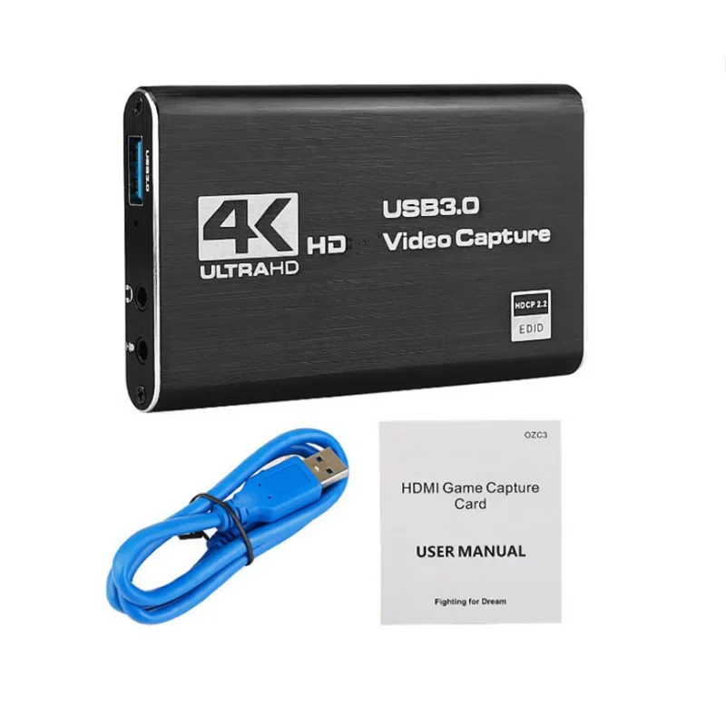 HDMI 비디오 캡처 카드, 4K 화면 녹화, USB3.0, 1080P, 60FPS 게임 캡처