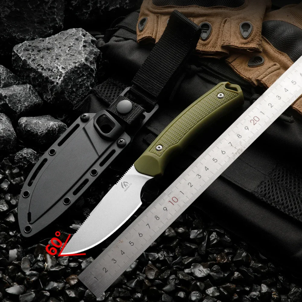 High quality multifunctional fixed blade - outdoor camping, rescue, and emergency survival knife, men's gift