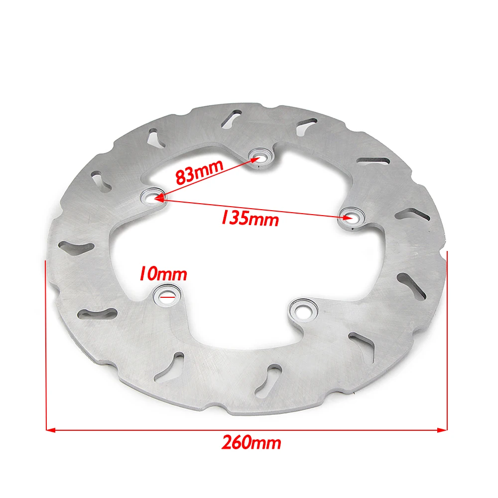 260mm 4mm Motorcycle Front Brake Disc Rotor For Suzuki AN400 Skywave AN650 Burgman 650 AN250 Skywave SN250 K3-K6 Burgman CJ43A