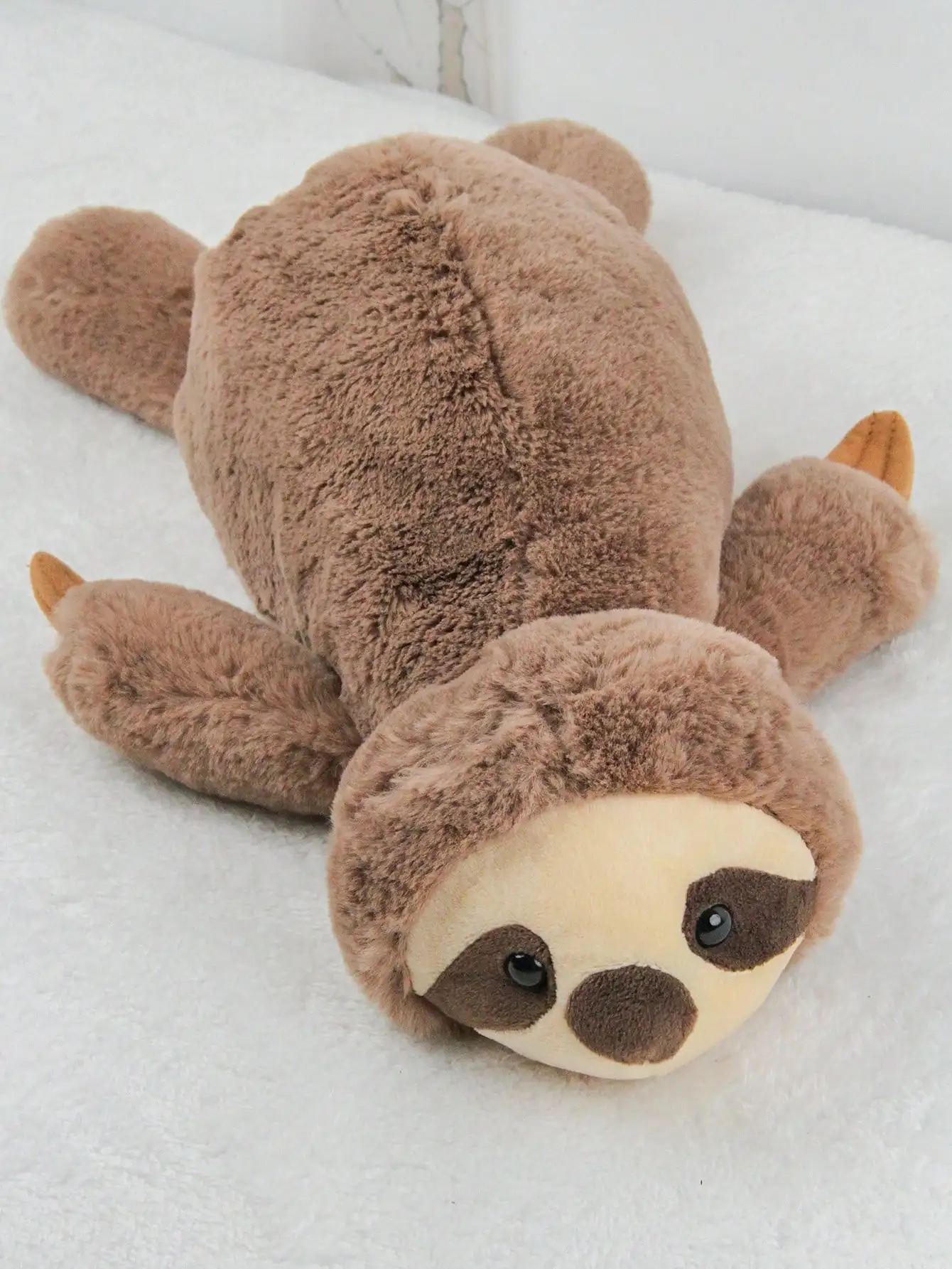 

48cm Sloth Plush Toy Soft Stuffed Three-Toed Sloth Plushie For Kids Adults Babies Valentine's Day Birthday Gift Home Room Decor