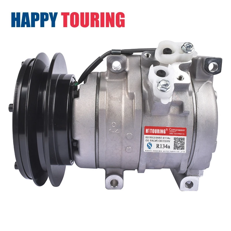 

AC COMPRESSOR For Kobelco/ Komatsu Excavators 20Y-979-6121 CM104113 QD 17A-911-4810 421-07-31221 447200-4780 477200-4053 503-124