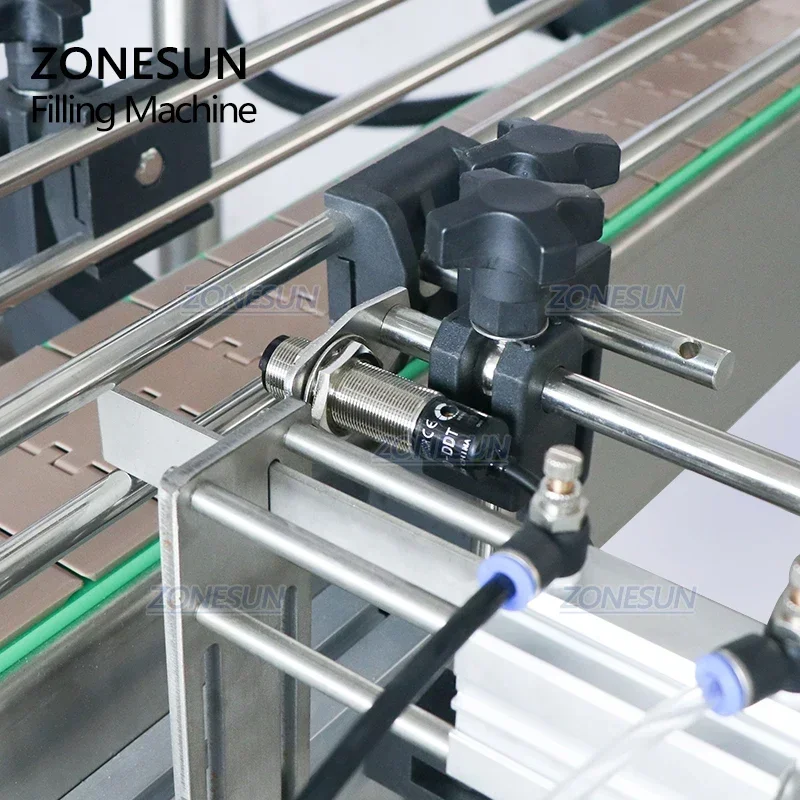ZONESUN ZS-YT4T-4P Automatic 4-Head Paste Filling Machine for Pineapple Jam, Peanut Butter & Viscous Food Bottles