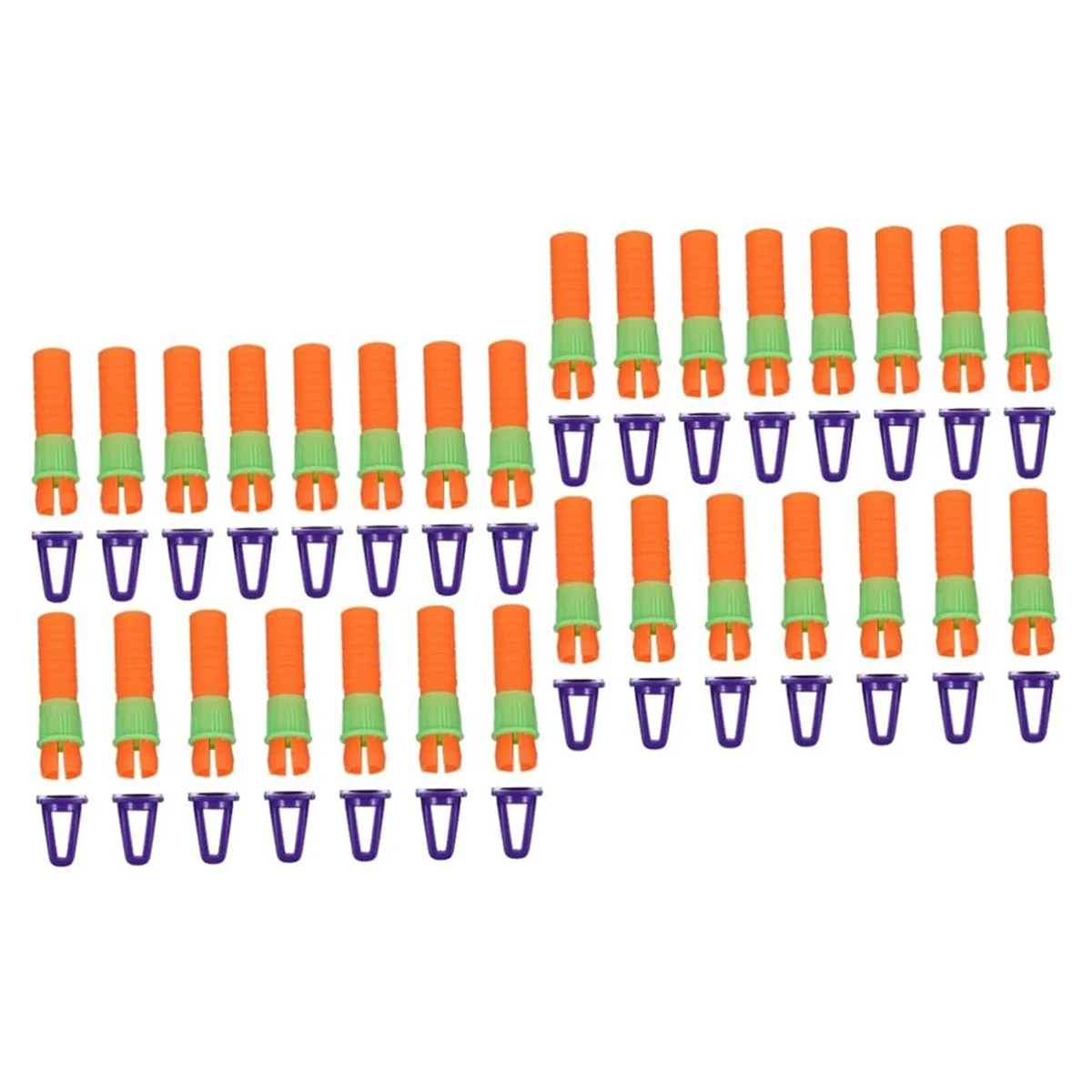 L33A_30 Pcs Oil Pastel Extender Painting Crayon Holder Crayon Extender Oil Painting Stick Extender Pens for Wax Pencils