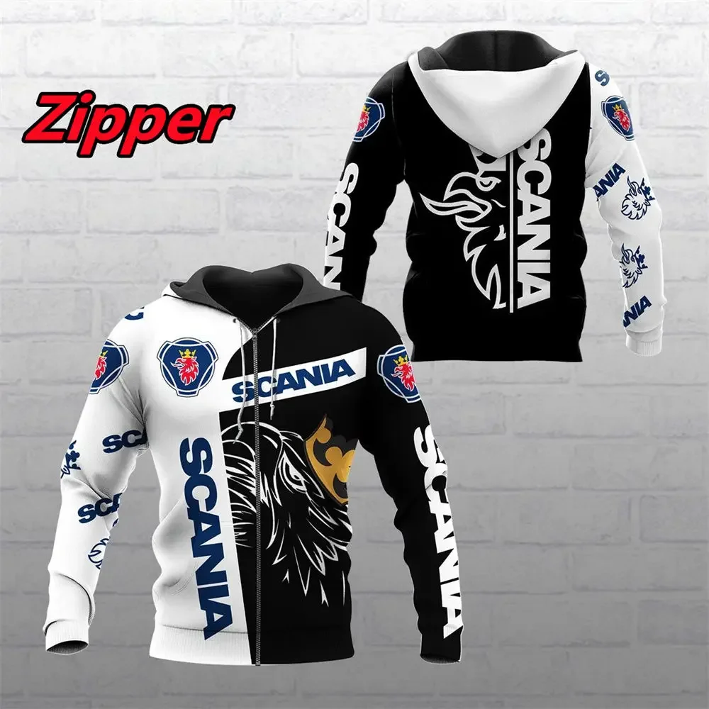 

Spring/Fall 2024 Fashion Hooded Jacket 6XL Men's Racing Hooded Sweatshirt Zipper Shirt 3D Digital Printed Casual Sweater