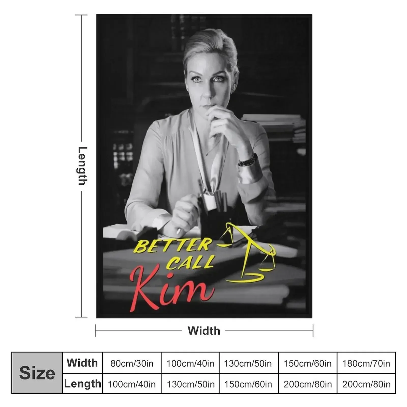 Kim Wexler - Better Call Kim Throw Blanket Sofa Quilt Soft Big cosplay anime Camping Flannel Blankets