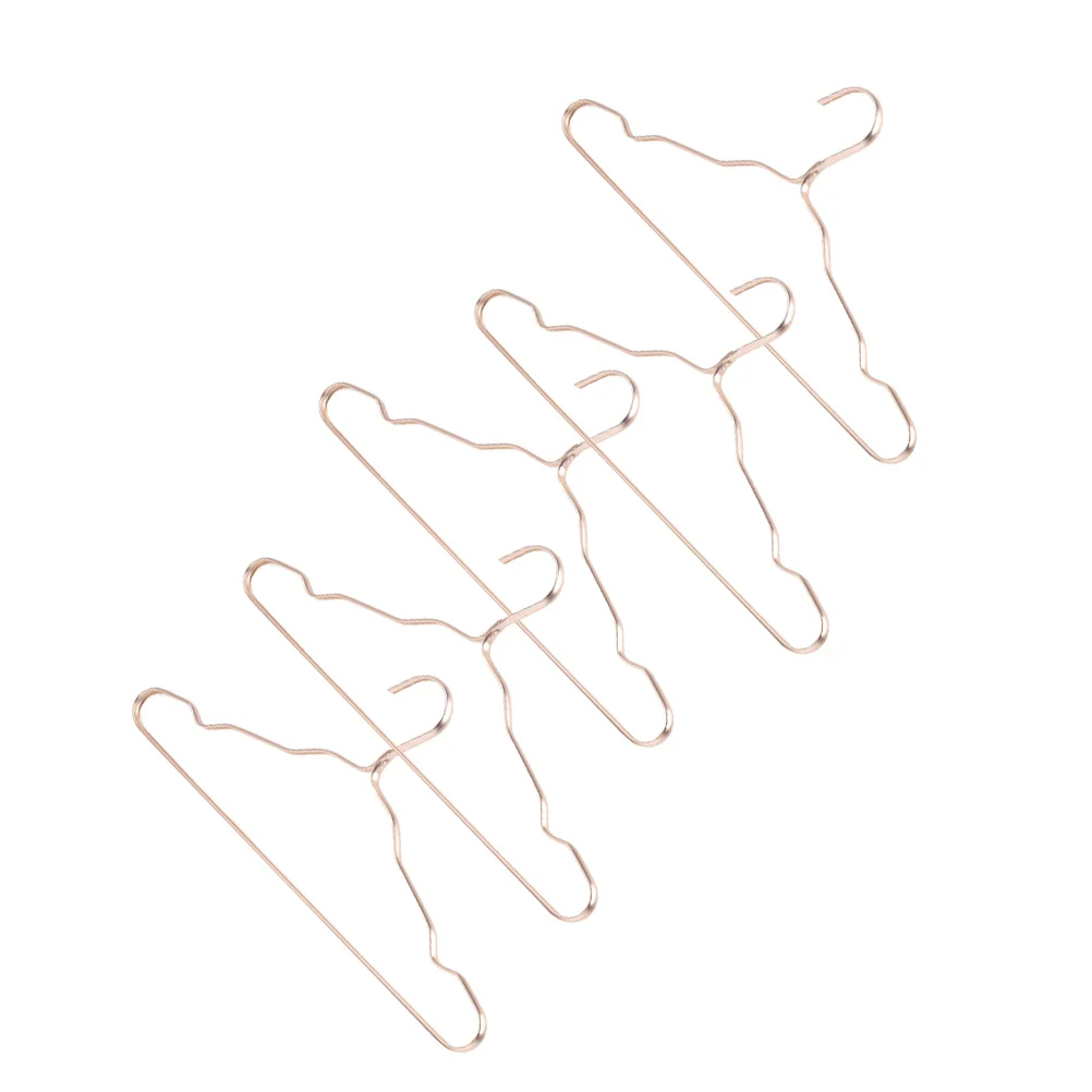 5 قطعة شماعات الملابس المعدنية الذهب المضادة للانزلاق غير أثر خزانة الشماعات الكبار متاجر الملابس ملابس المنزل