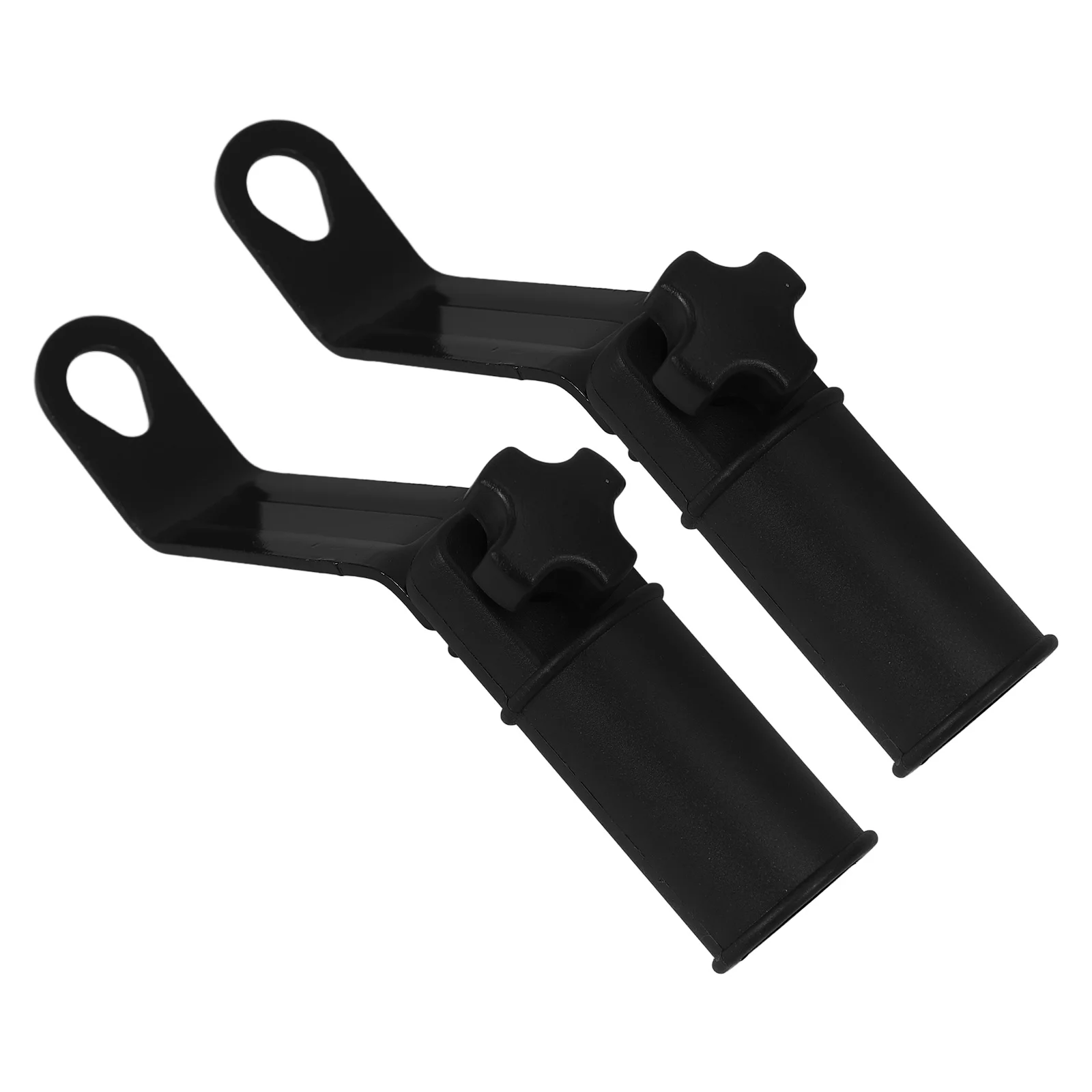 

2pcs Motorcycle Rearview Handlebar Mirror Motorbike Mount Adapter Headlight Expansion Bracket Phone Holder (Black)