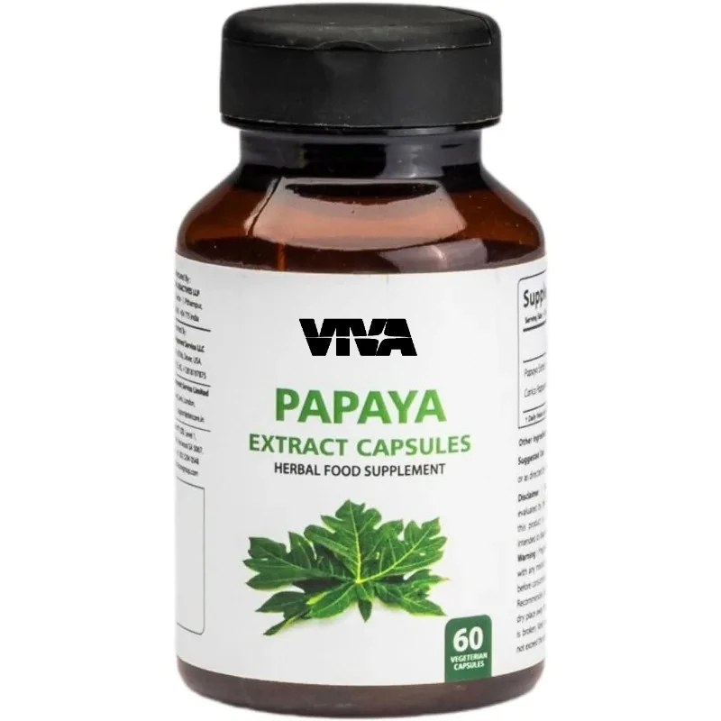 Ayurvedic  Leaf Extract from Herbal Plants - Vegetable Capsules 60 capsules (450mg), supporting the digestive and immune systems