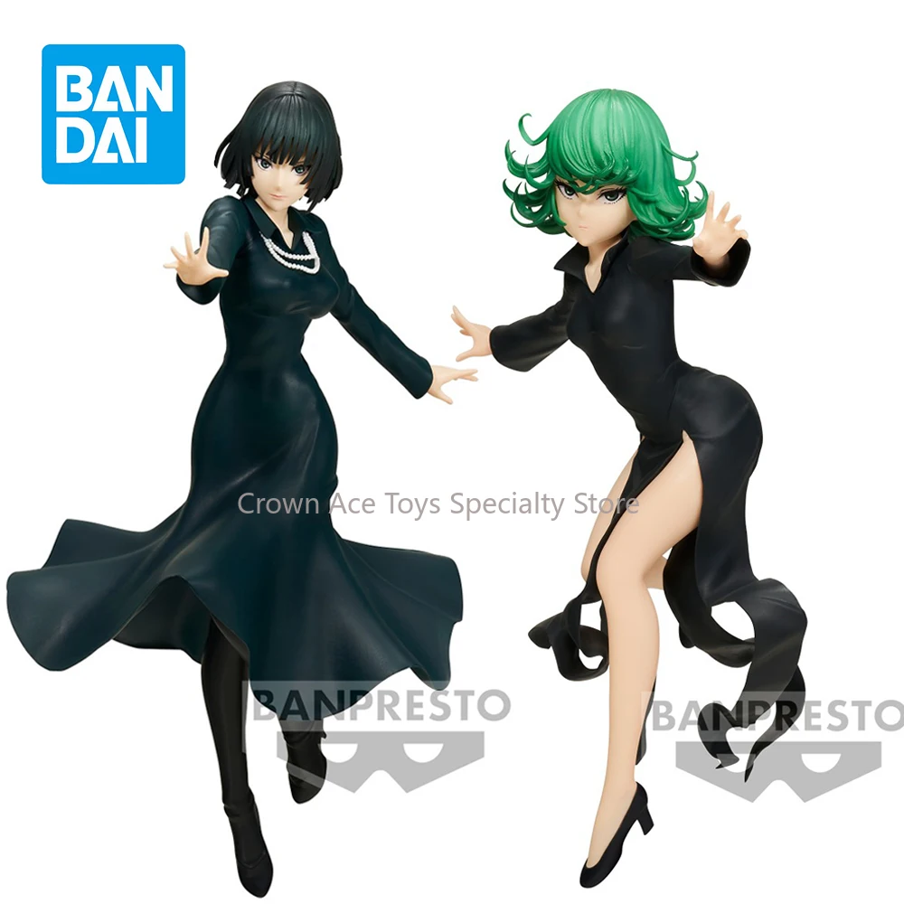 Bandai Banpresto One Punch Man Senritsu No Tatsumaki Jigoku No Fubuki Original Anime Figure Model Collectible Trendy Toys Gifts