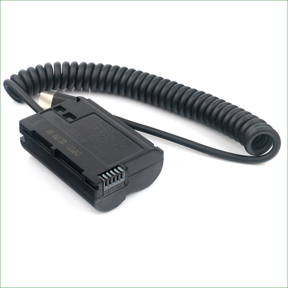 EP-5B USB نوع-C EN-EL15 الدمية بطارية محول الطاقة تيار مستمر مقرنة لنيكون D500 D600 D610 D750 D780 D800 D810 D850 Z6 II D7000