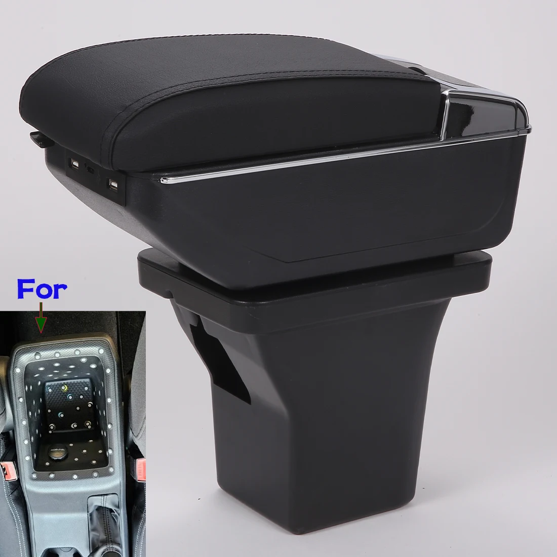 For Chevrolet Aveo Armrest Box For Chevrolet Aveo Car Armrest 2023 2024 2025 2026 Retrofit Parts Interior Storage Box Auto Parts