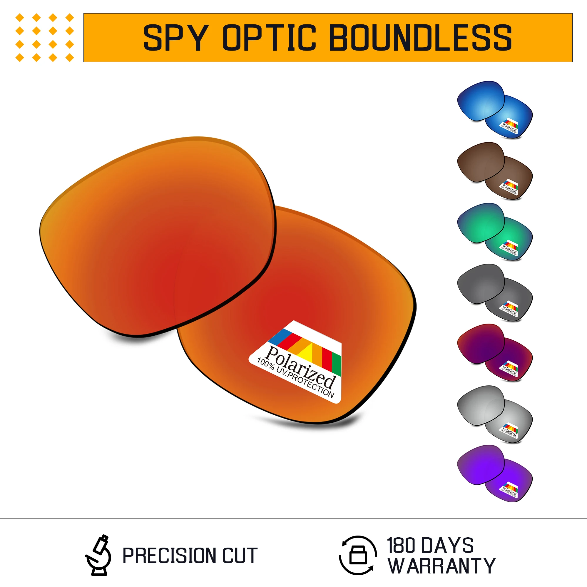 Bwake เลนส์เปลี่ยนเลนส์สำหรับ-Spy Optic ไม่มีที่สิ้นสุดกรอบแว่นตากันแดด-ตัวเลือกหลาย