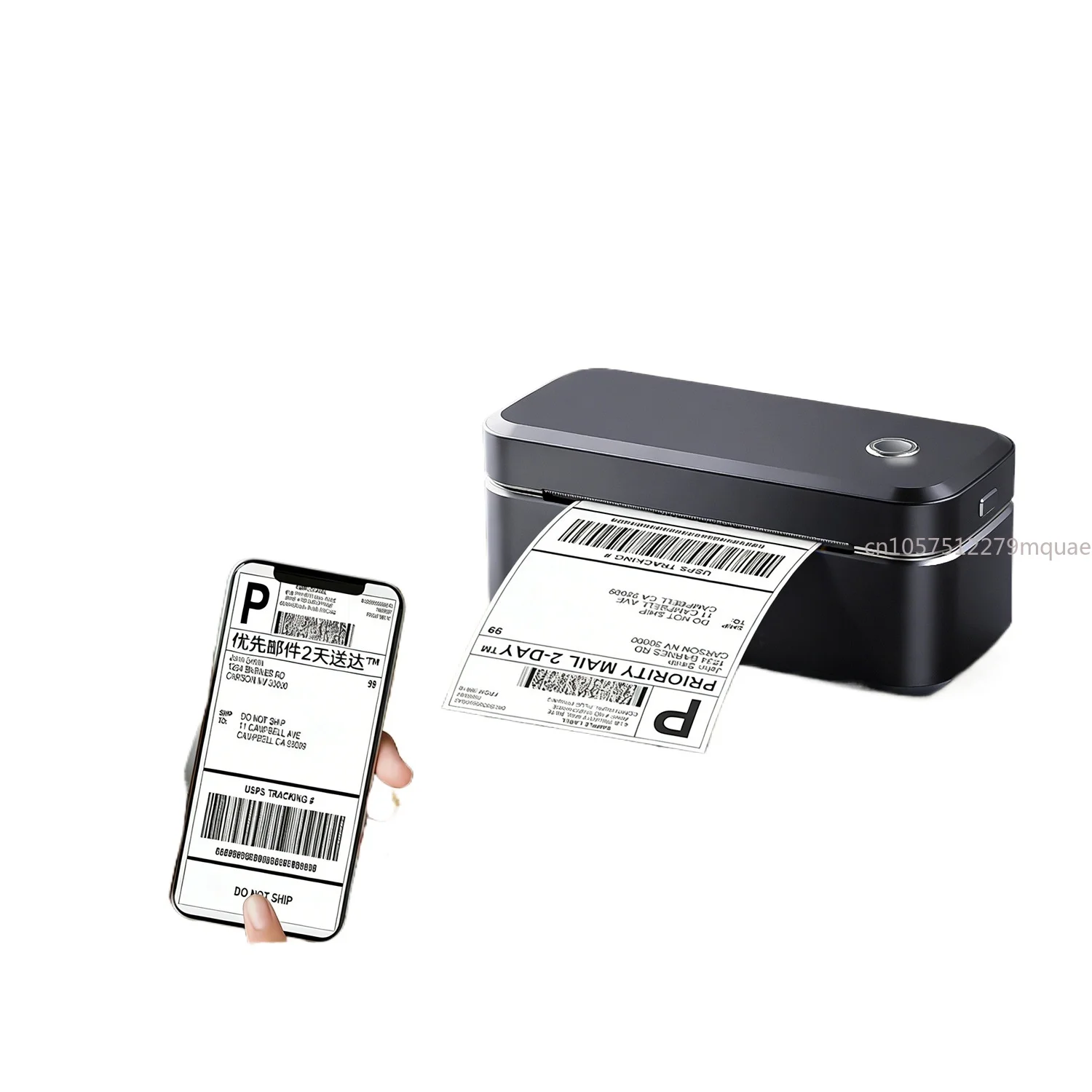 4 * 6 Bluetooth Label Machine, Mobile Phone Computer Connection, Thermal Self-adhesive Label X4 Barcode Printer